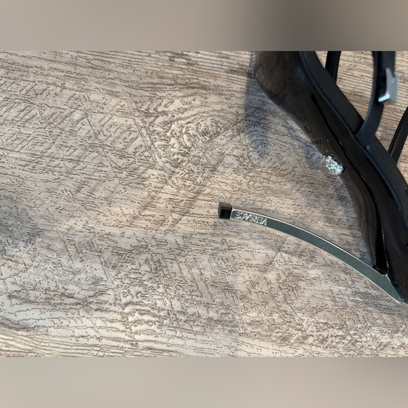 Versace Pinpoint Cage Multi-Strap Stiletto Heels - Picture 10 of 13